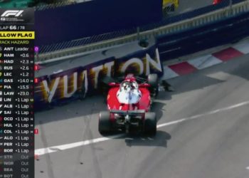 Leclerc a muro al Gp di Monaco