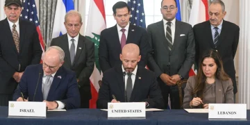 Delegazioni di Libano, Stati Uniti e Israele firmano accordo quadro