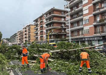 Tromba d'aria su Roma