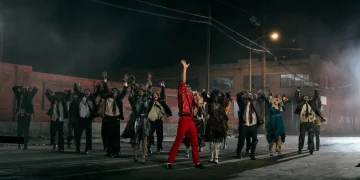 Ripresa del film "Michael" che ha battuto Oppenheimer al box office.