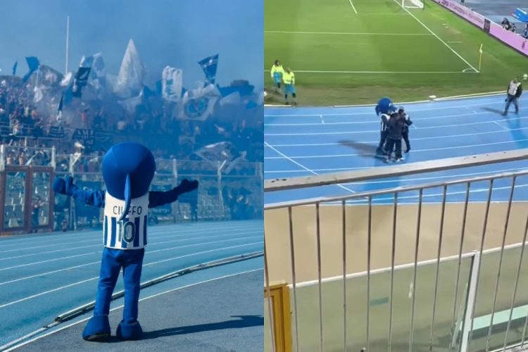 La mascotte del Pescara Ciuffo