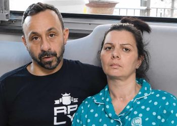Angela e Massimo, primo piano della coppia