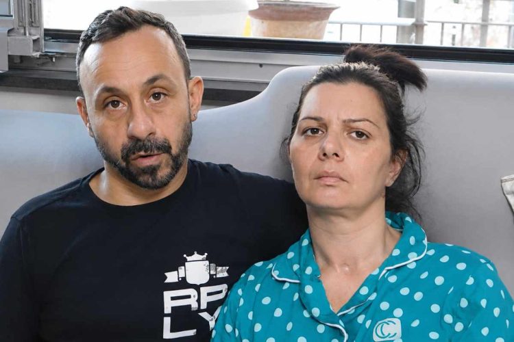 Angela e Massimo, primo piano della coppia