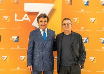 Cairo e Andrea Salerno, presentazione palinsesti La7