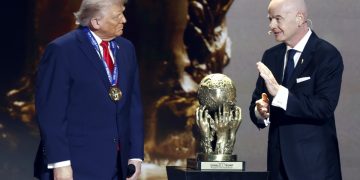Donald Trump e Gianni Infantino per i Mondiali di calcio del 2026