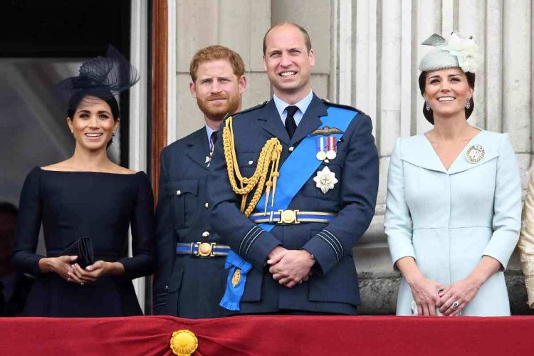 Meghan, Harry, William e Kate