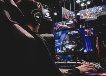 Ragazzo gioca al computer. Il software e i videogiochi trainano la cultura settore vale 18,6 miliardi di euro