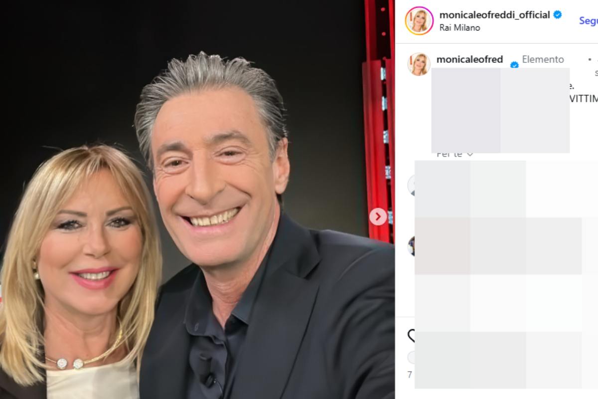 Primo piano di Monica Leofreddi e Milo Infante