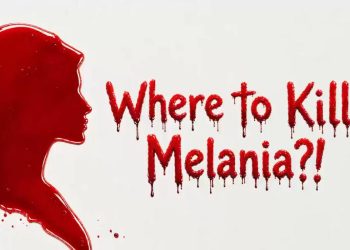 Un frame del video su come uccidere Melania Trump