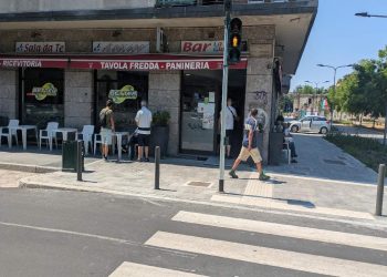 L'area in cui è avvenuto l'accoltellamento a Milano