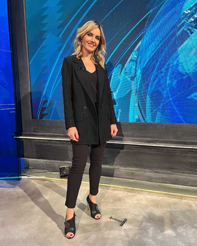 Laura Chimenti nello studio di Tg1
