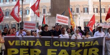Manifestazione per Fakir a Roma