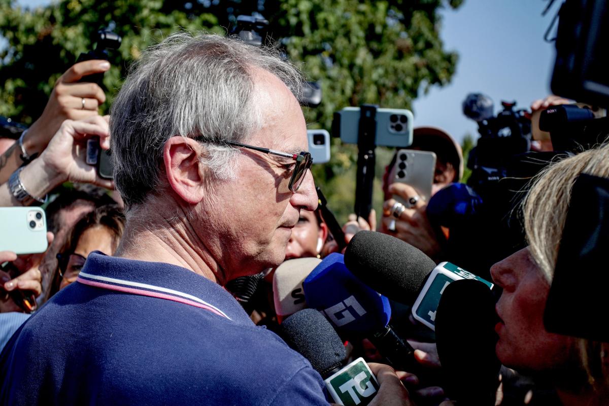 Mario Roggero al suo arrivo nel carcere di Bollate a Milano