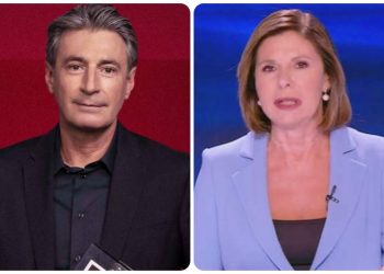 Milo Infante e Bianca Berlinguer