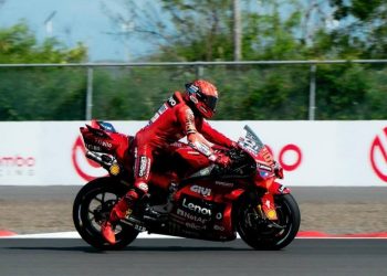 Marc Marquez sulla sua Ducati
