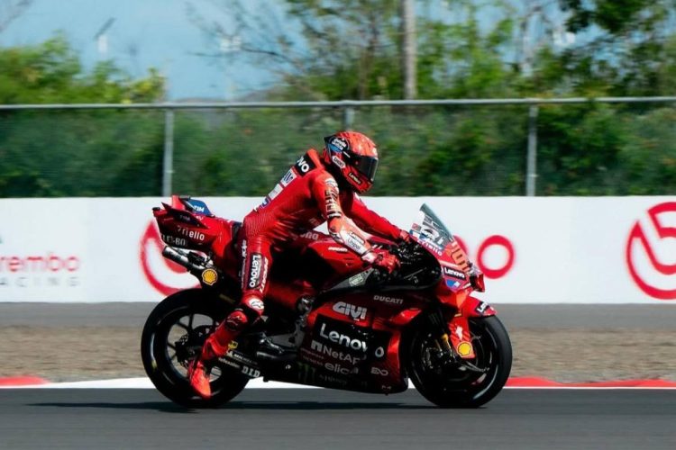 Marc Marquez sulla sua Ducati