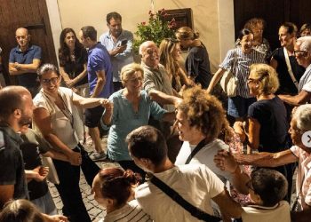 Cilento, processione per gli smarphone e l'AI - nella foto, alcuni partecipanti del Festival MicroCosmi