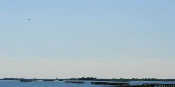 Siccità nel Delta del Po - nella foto, la laguna del Delta del Po