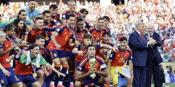 Donald Trump nella foto con la Spagna campione del mondo | ANSA