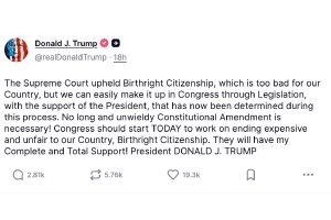 Trump su Truth 1 luglio 2026 alanews.jpg