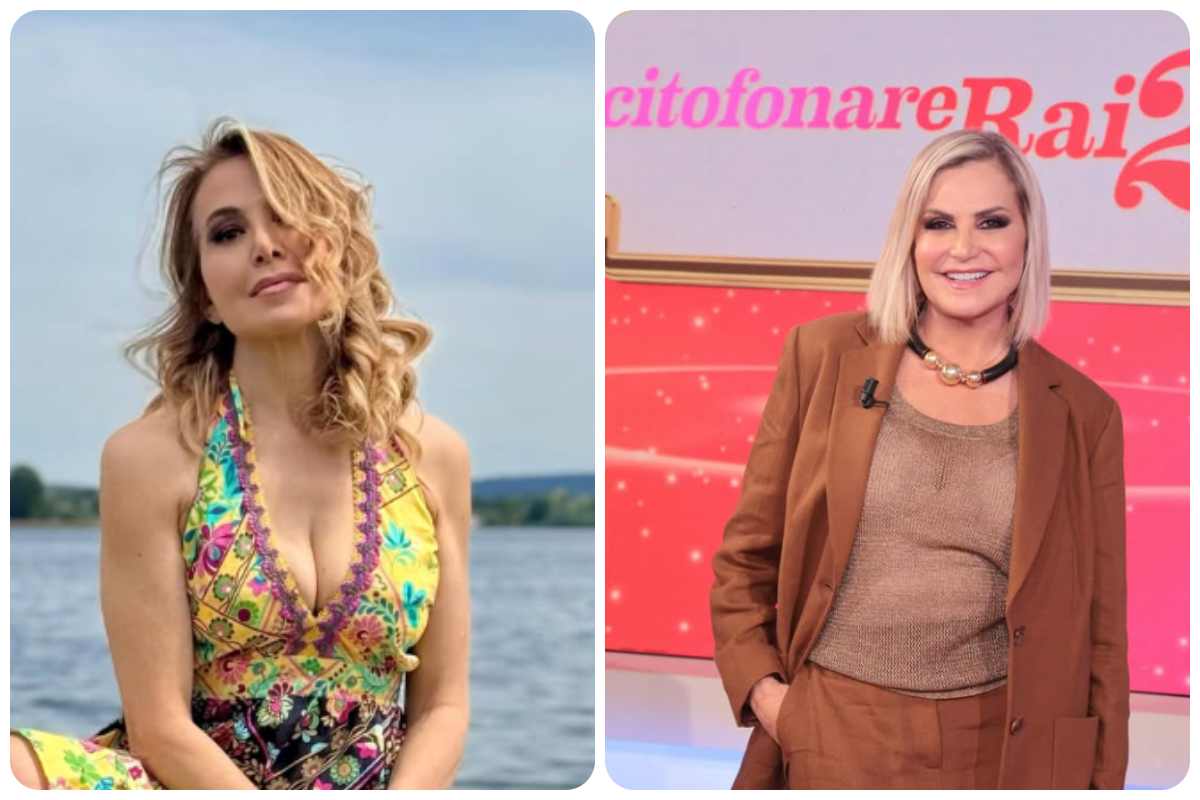 Collage Barbara D'Urso e Simona Ventura 