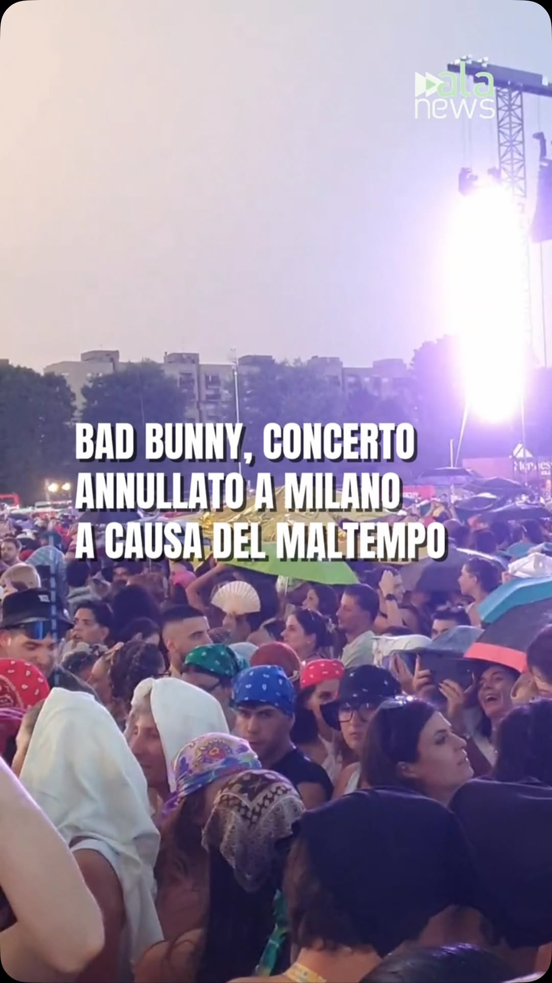 Il concerto di Bad Bunny in programma questa sera all’Ippodromo La Maura di Mil…