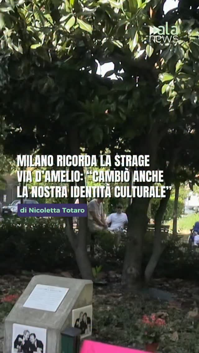 Milano ha ricordato il 34° anniversario della strage di via D’Amelio con una ce…