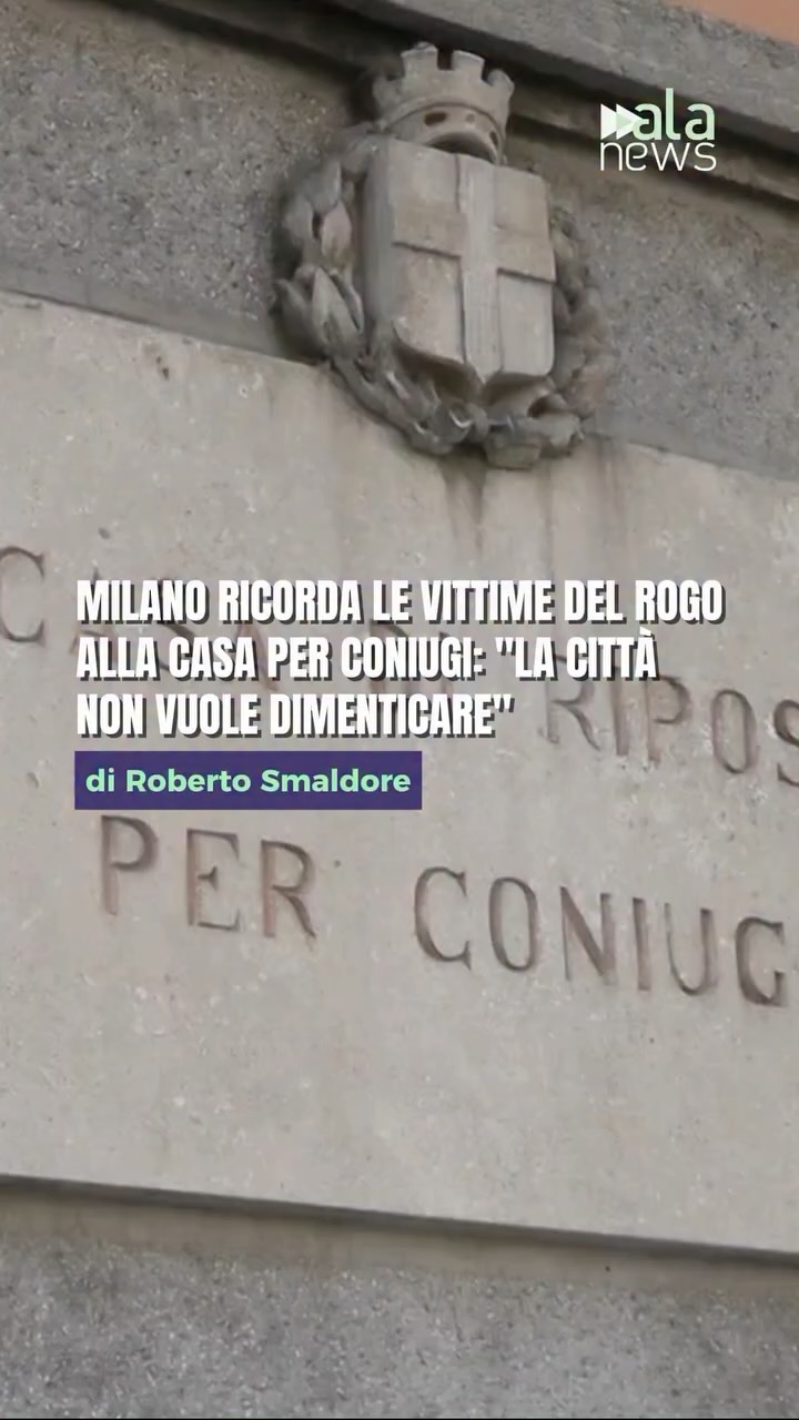 Milano ricorda le vittime del rogo alla Casa per Coniugi, a tre anni dalla trag…