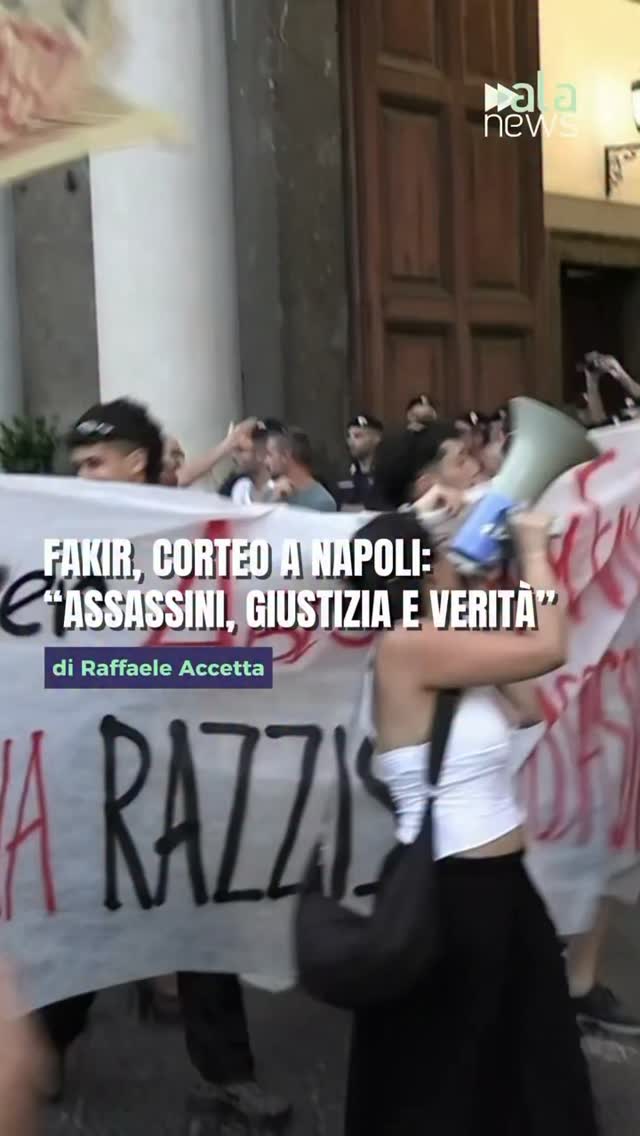 Presidio a Napoli per chiedere “verità e giustizia” sulla morte di Abderrahim F…