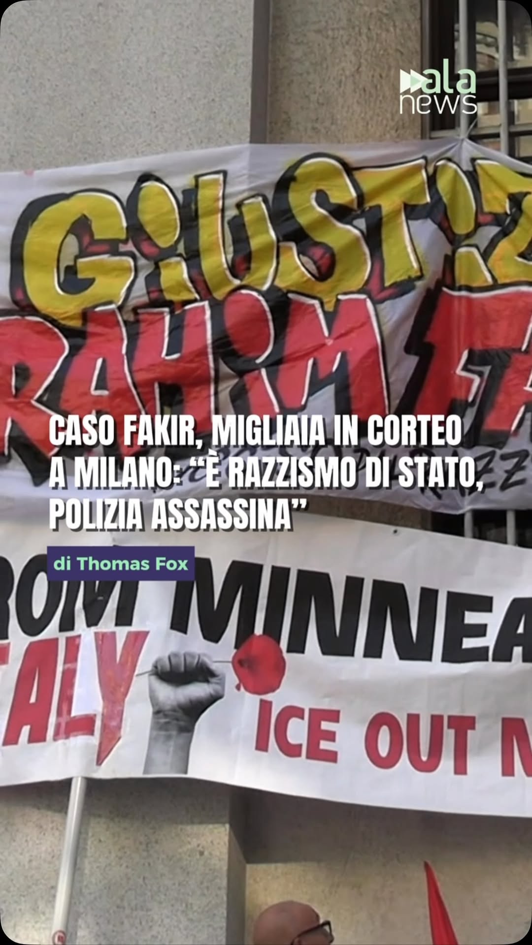 Migliaia di persone sono scese in piazza a Milano per chiedere “verità e giusti…