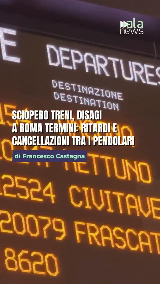 Giornata di disagi per i viaggiatori a causa dello sciopero nazionale dei treni…