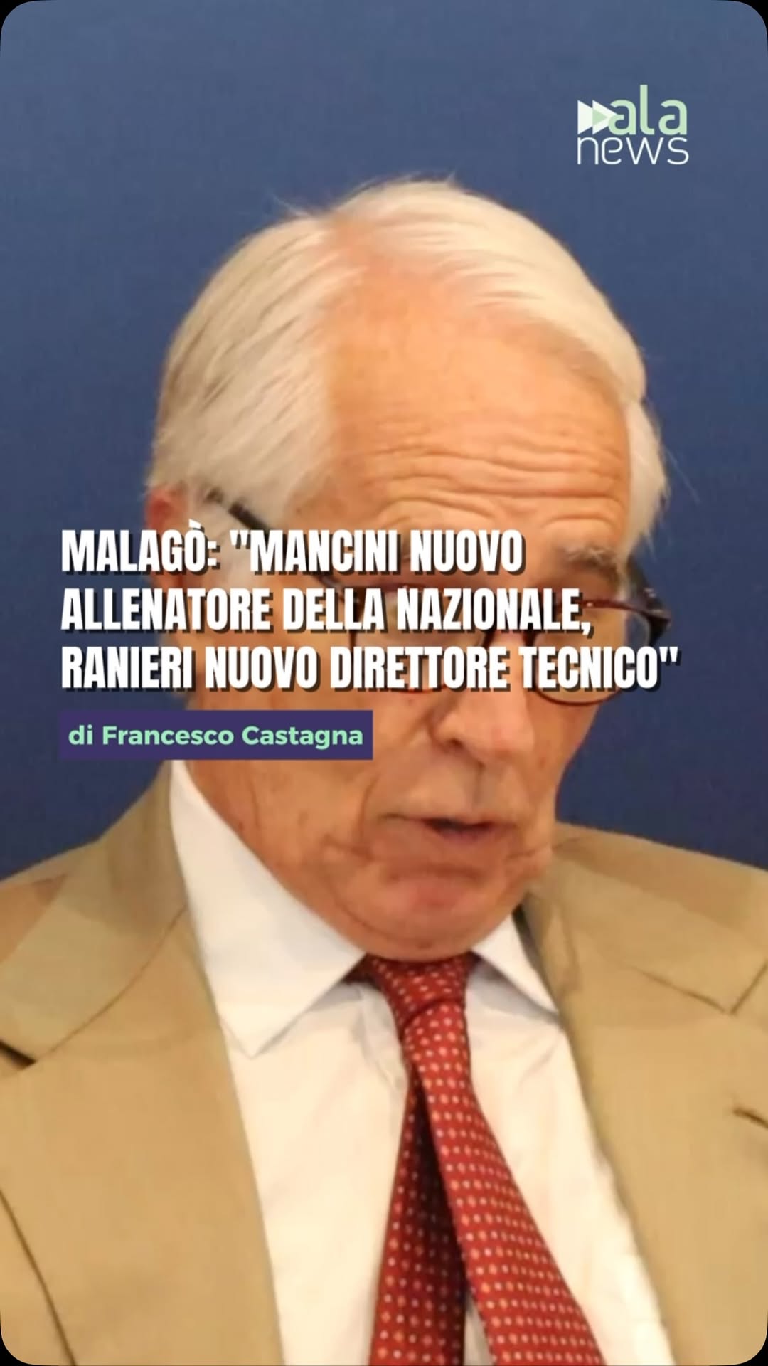 La FIGC riparte da Roberto Mancini e Claudio Ranieri. Il presidente Giovanni Ma…