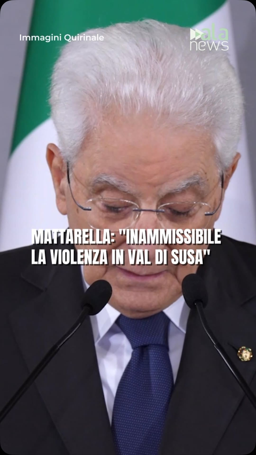 Dura condanna del presidente della Repubblica Sergio Mattarella per le violenze…