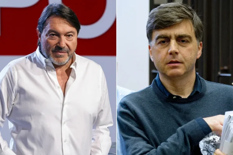 Sigfrido Ranucci e Roberto Lavitola ritratti in due primi piani
