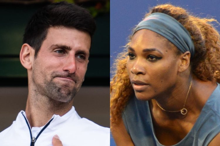 Djokovic e Serena Williams
