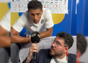 Jude Bellingham intervistato dal giornalista disabile Manu Gutiérrez