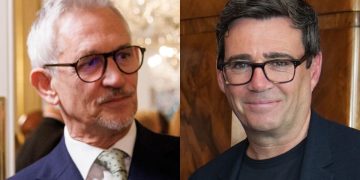 Gary Lineker e Andy Burnham