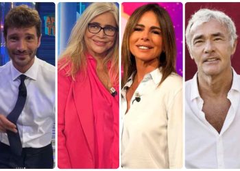 I conduttori Rai Paola Perego, Mara Venier, Massimo Giletti e Stefano De Martino per i palinsesti 2026/2027