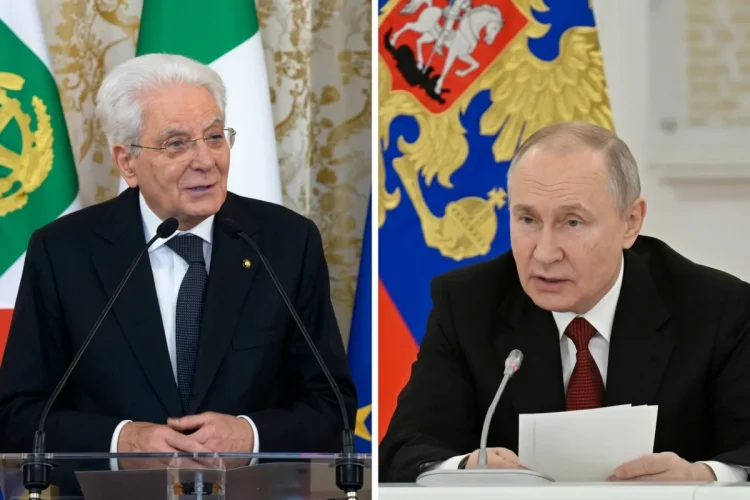 Mattarella e Putin parlano in due immagini distinte con bandiere nazionali. Hanno scritto a Trump per i 250 anni degli Usa