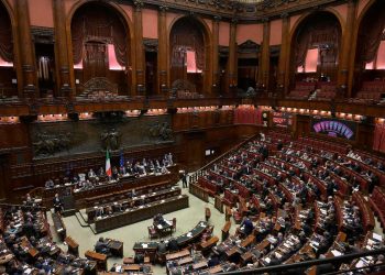 Vista dell’Aula della Camera dei Deputati