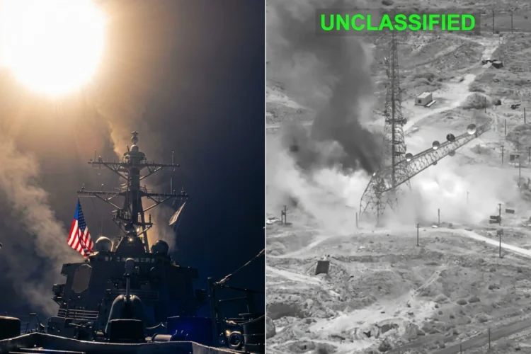 U.S. Central Command ended an evening wave of strikes against Iran