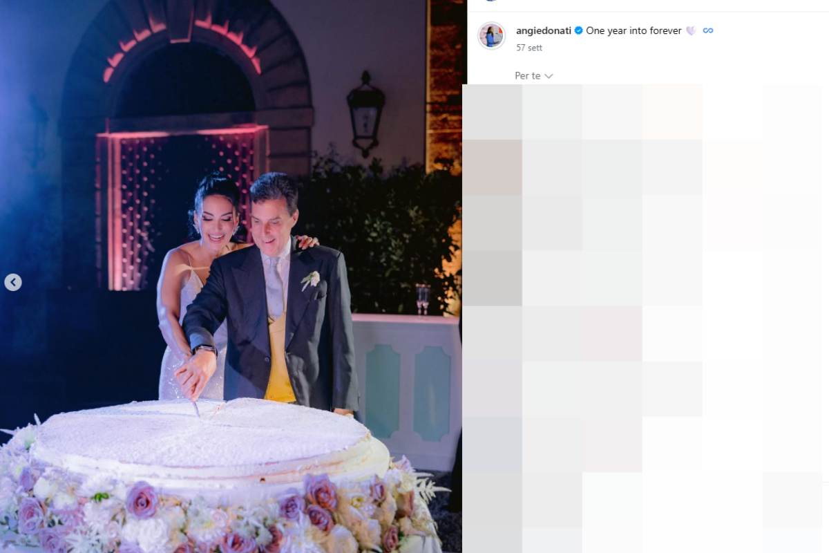 Screen matrimonio Angelica Donati