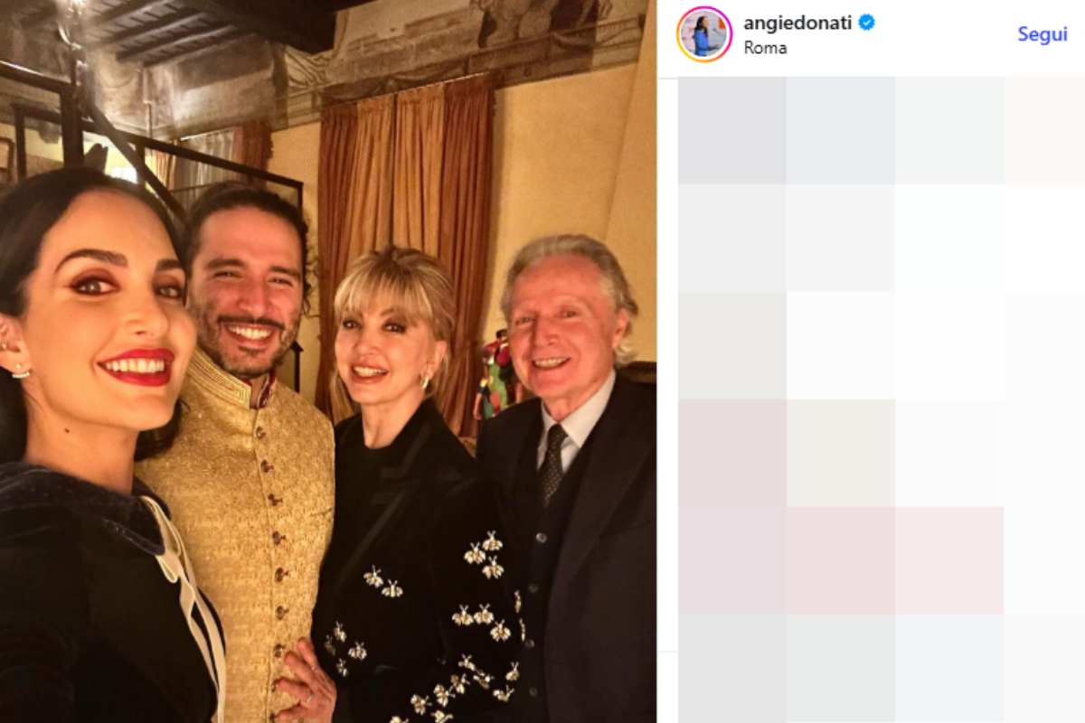 Foto di famiglia di Milly Carlucci