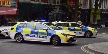 Auto della polizia a Londra