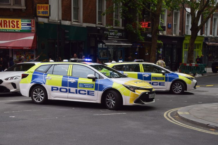 Auto della polizia a Londra