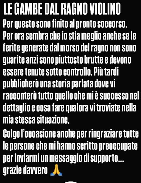 Screen storie Instagram Chiofalo
