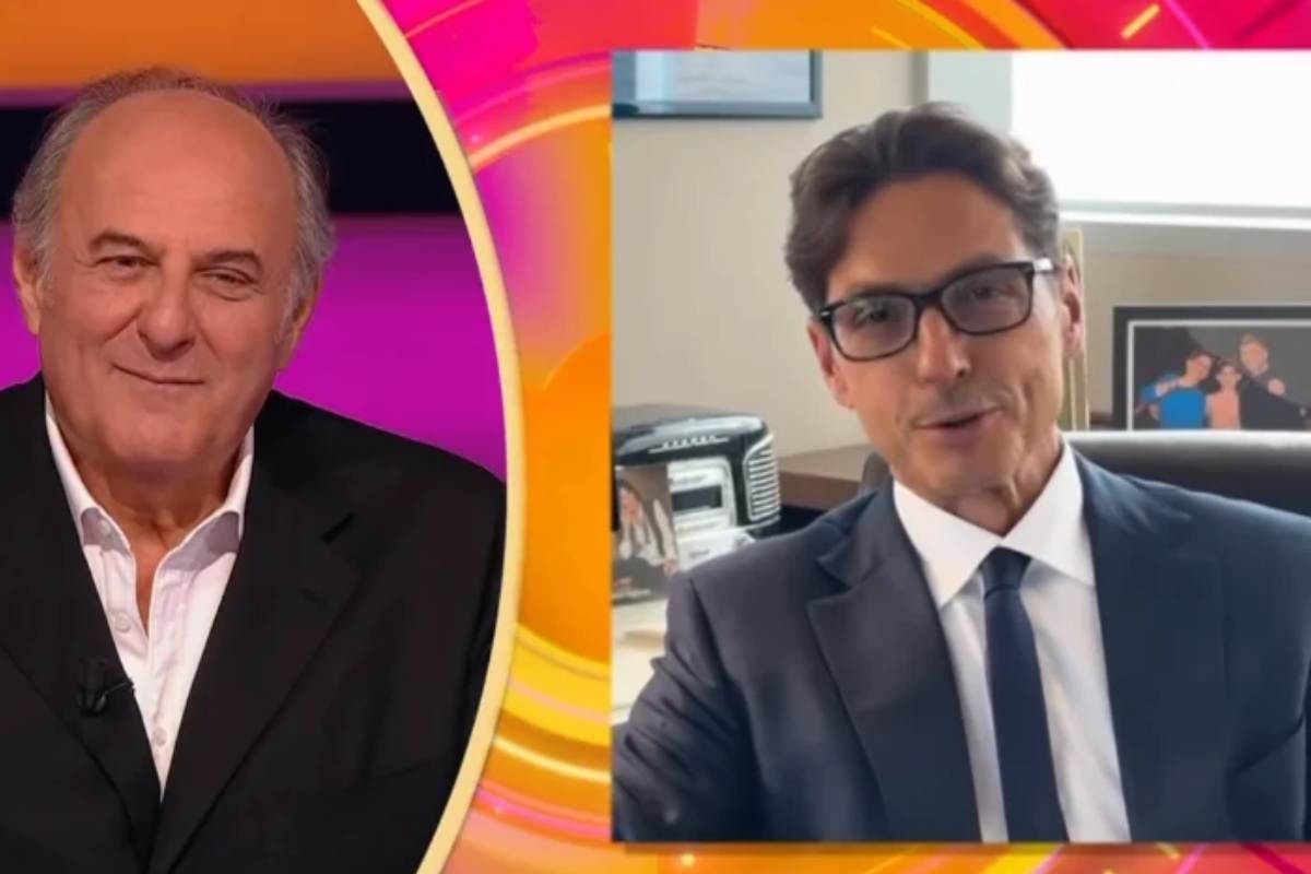 Gerry Scotti e Pier Silvio Berlusconi 