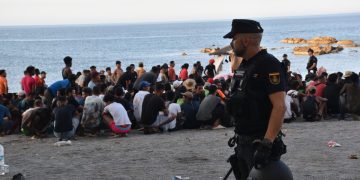 I migranti arrivati a Ceuta