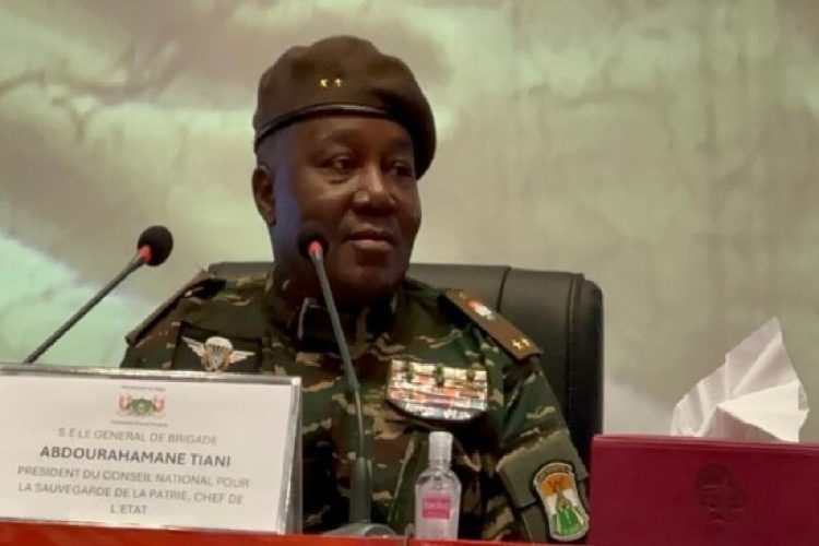 Il presidente del Niger Abdourahamane Tchiani