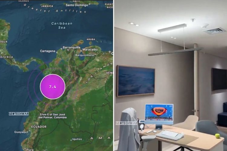Il terremoto in Colombia